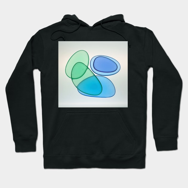 Cool Modern Stones Hoodie by CrushArtColor